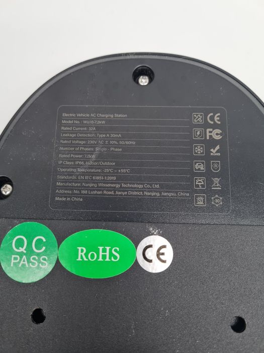 Ładowarka do samochodu elektrycznego 7,2kW 32A Typ 2 IP66 zewnętrzna