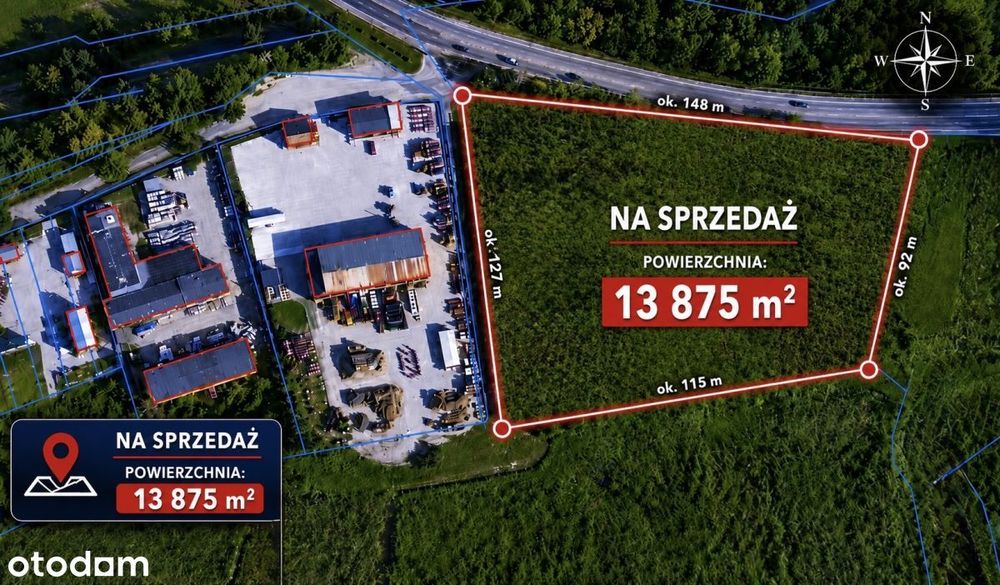 Teren inwestycyjny |1,39 ha | Lidzbark Warmiński
