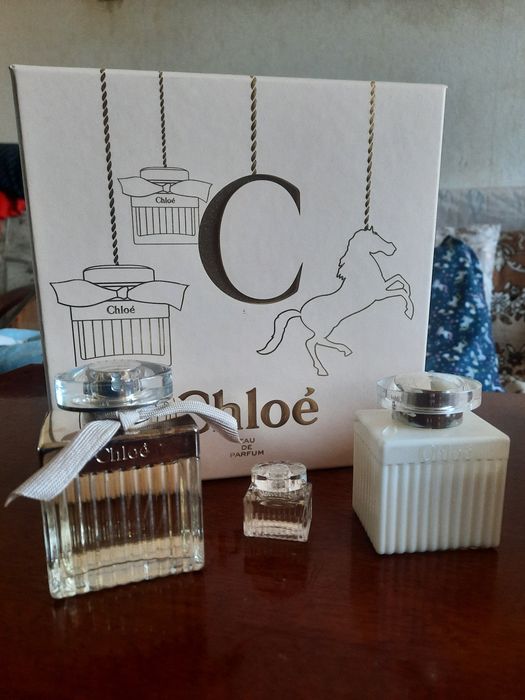 Оригинальный набор Chloé Nomade EDP 75 мл + лосьон 100 мл + миниатюра 5 мл