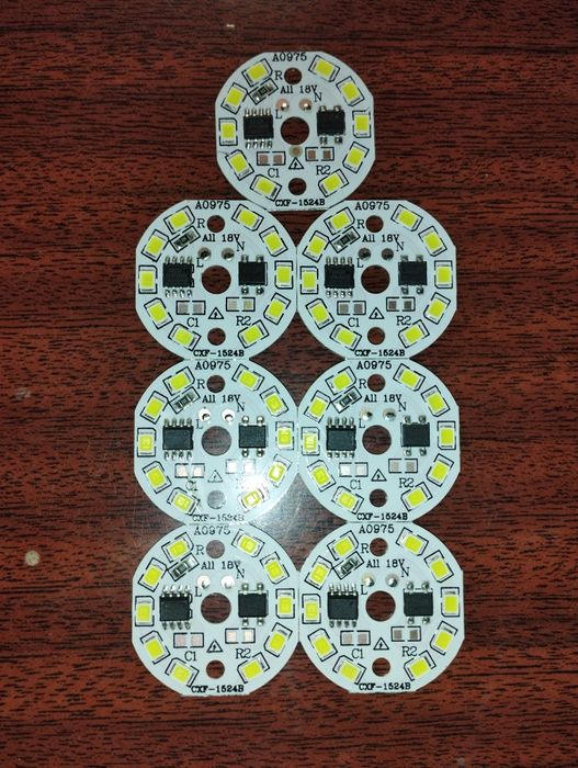 LED светодиодный модуль плата 220v ремонт лампа 5w