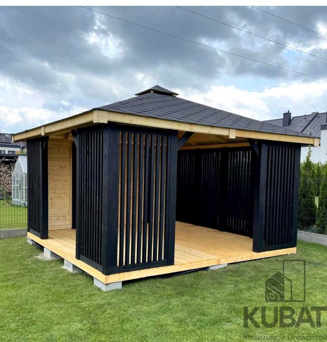 Altana ogrodowa 4x4| drewniana altana | nowoczesna altanka