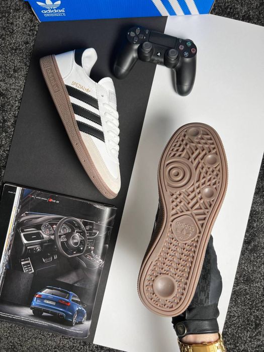 Чоловічі кросівки адідас Adidas Handball Spezial White Black [41-45]