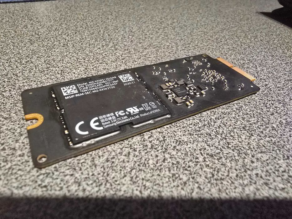 Dysk Apple SSD NVME 500 GB iMac/Macbook 12+16 Pin Przebieg 6 włączeń !!