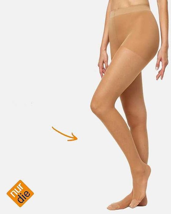 Damskie Rajstopy NUR DIE Transparent 20 DEN Amber 40-44 M