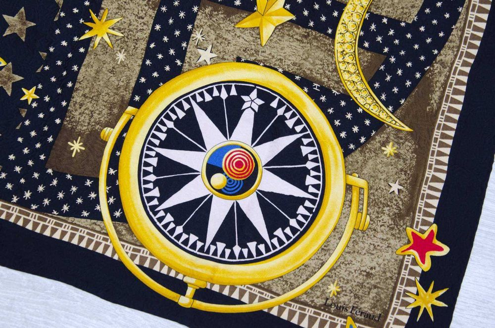 Шовкова хустина Louis Feraud Vintage