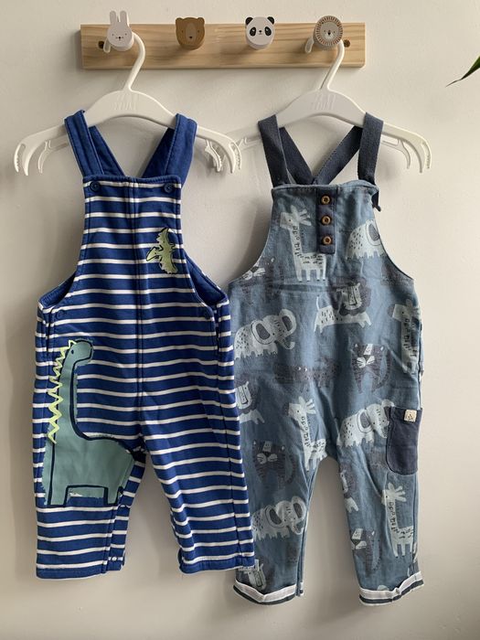 Ogrodniczki dla chłopca NEXT i M&S 74