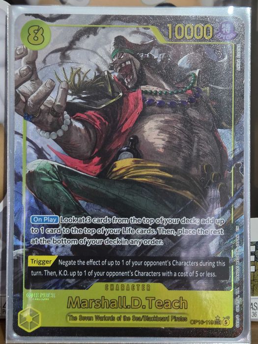 Cartas one piece tcg