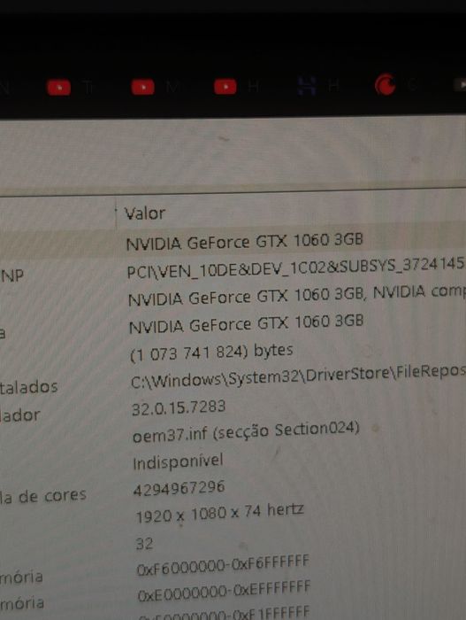 PC Desktop Gaming/Trabalho - i5 6500 | GTX 1060 | 16GB RAM | SSD 230gb+ HDD 500gb