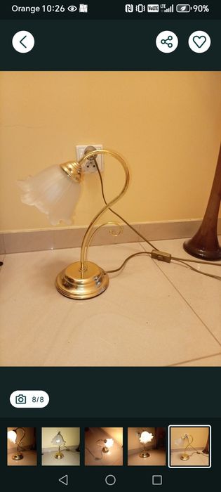 Lampka nocna retro vintage