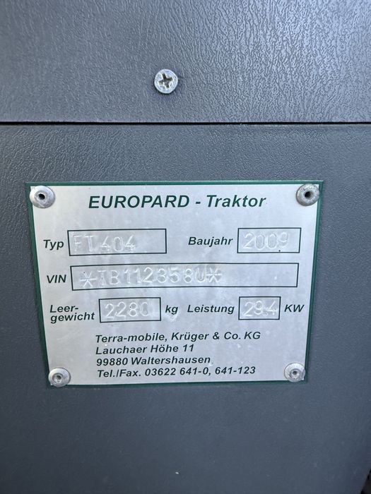Foton 404 europard