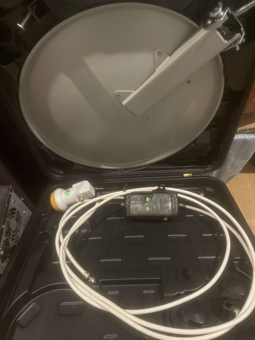 Antena parabolica portatil