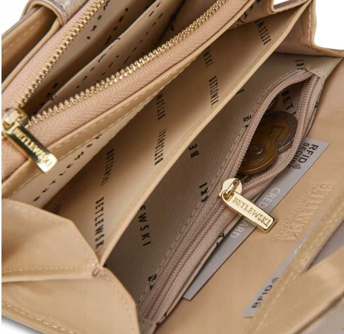 Betlewski portfel skóra naturalna wielokolorowy BPD-FTS-513 ttst48