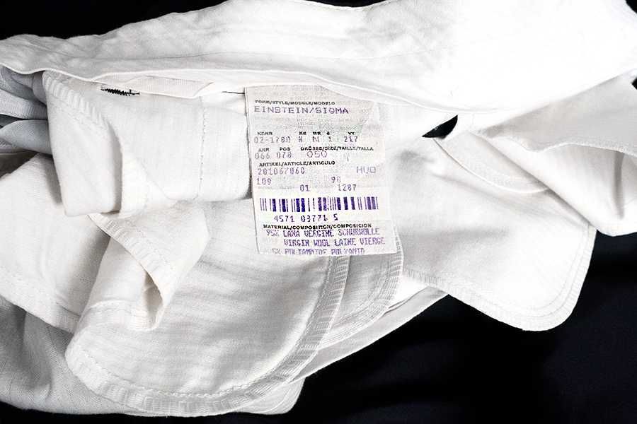 Garnitur męski Hugo Boss, czarny/b.ciemny grafit, odporny na gniecenie