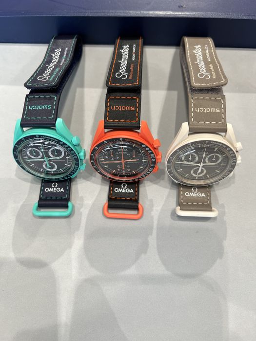 Moonswatch Swatch Omega Новые серии Земли