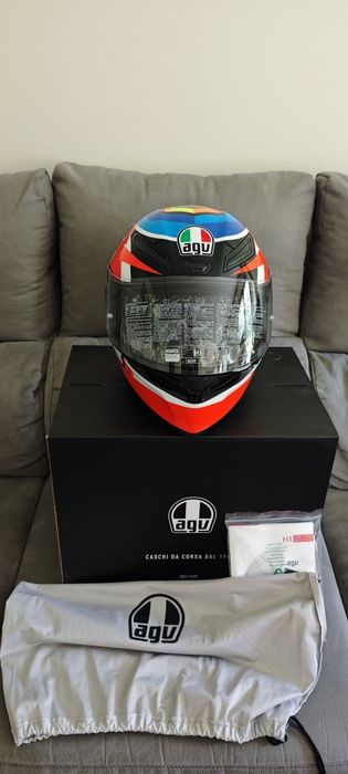 Capacete AGV K1 Replica Rodrigo – Tamanho S (Como Novo)