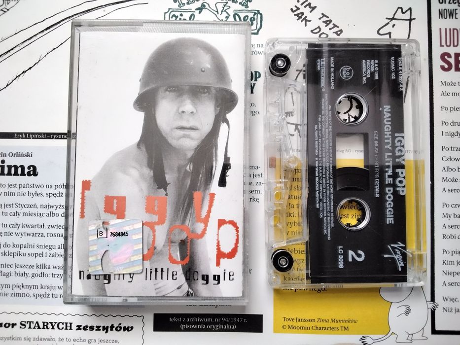 Iggy Pop Naughty Little Doggie import rare tape kaseta