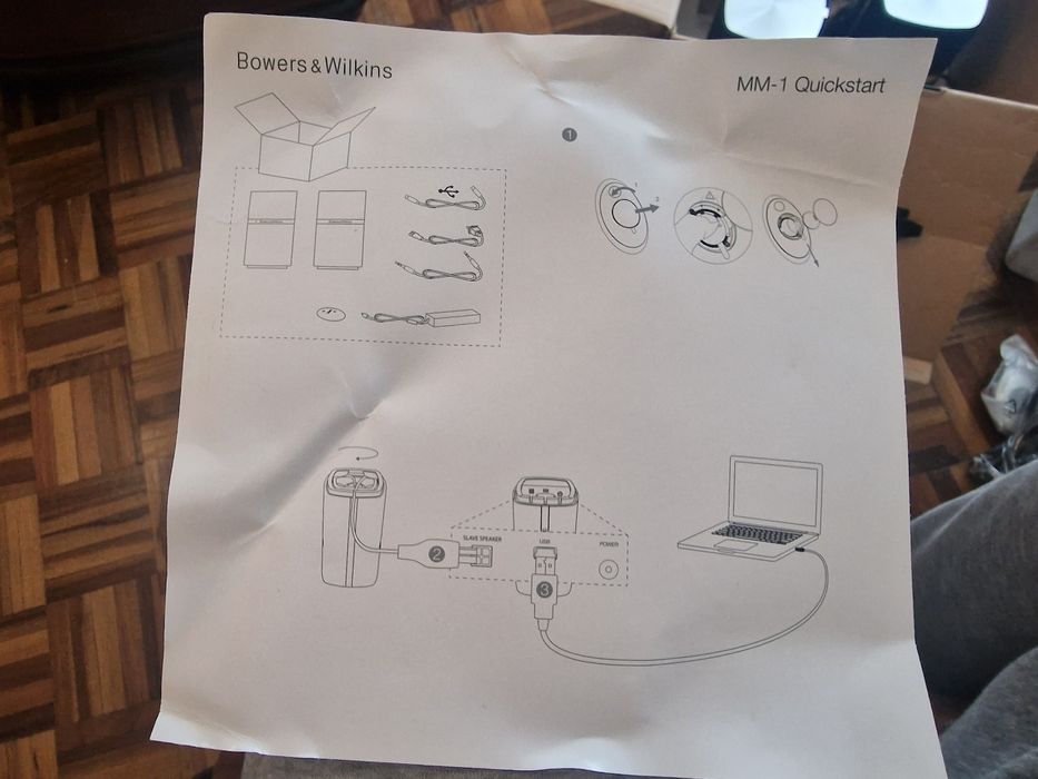 Bowers & Wilkins MM-1 – Speakers with Original Remote Control and Original Packaging64751966493059123