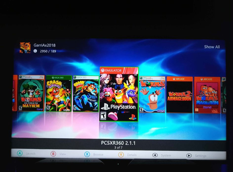 Emulator PSX na Xbox360