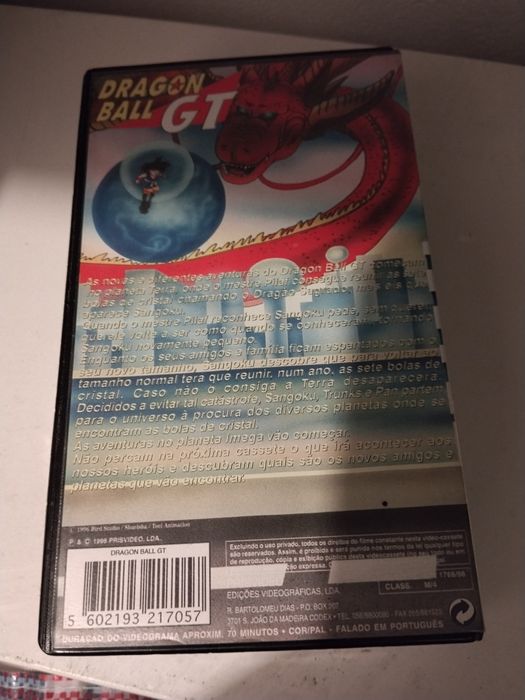 Dragon Ball GT em Vhs volume 1