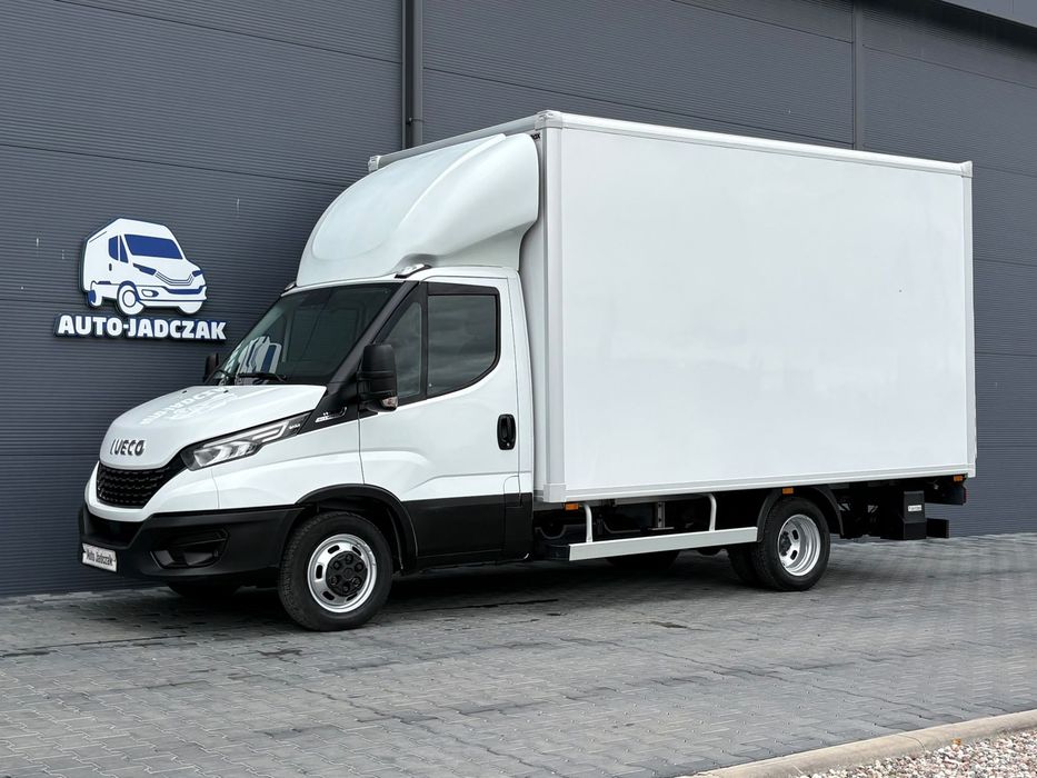 Iveco Daily 35C16 Hi-Matic Kontener 8 palet + winda 800kg + drzwi boczne **LED**KLIMA**Serwis**Sprowadzony**2021R**  **DMC 3,5t**Prawo jazdy kat. B**