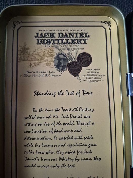 Puszka po Jack Daniel's Whiskey