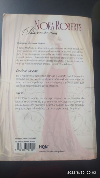 Livro - Palavras da alma de Nora Roberts