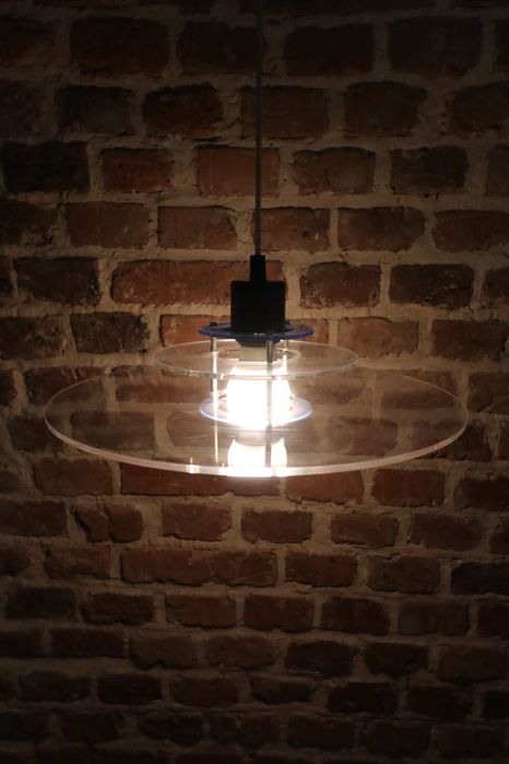 Duńska lampa sufitowa UFO space age mid century