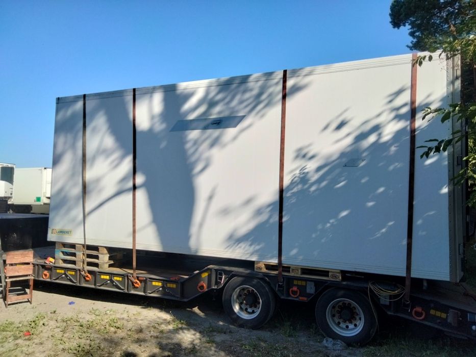 Zabudowa kontener izoterma chłodnia agregat