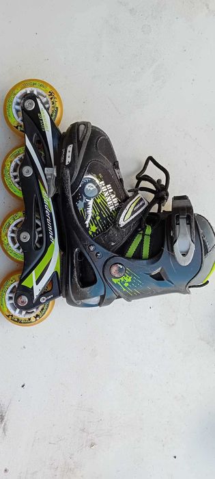 Patins em linha criança com luz LED