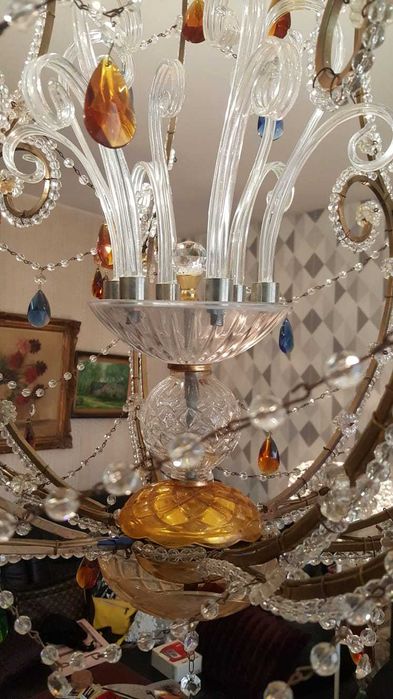 Żyrandol Włoski w stylu Maria Teresa