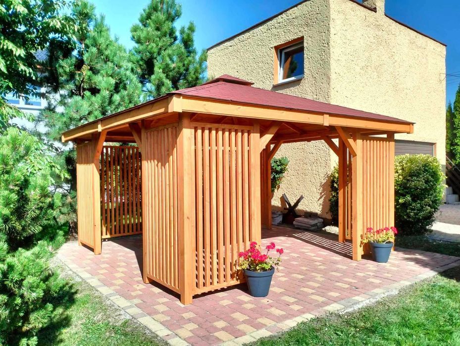 Altana ogrodowa Mewa 3X4M-Wykonujemy altanki, domki, wiaty samochodowe