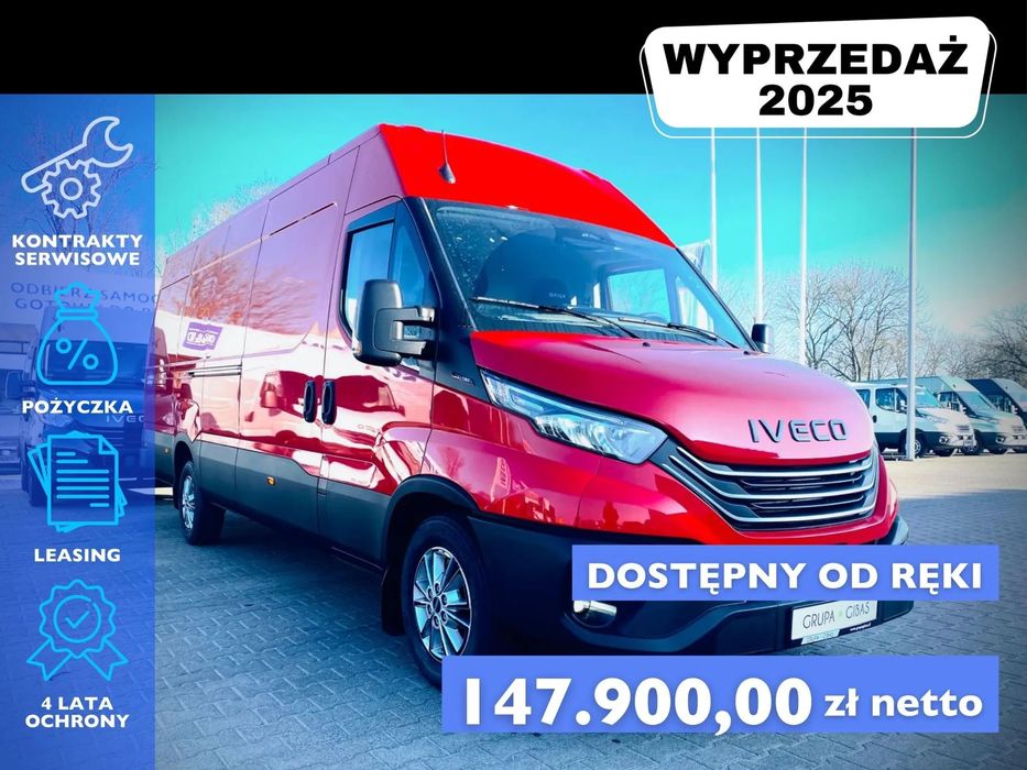 Iveco Daily/Furgon L4H2/3.0L/OD RĘKI /kolor/różne opcje/Dealer IVECO  Daily/Furgon L4H2/3.0L/OD RĘKI /kolor/różne opcje/Dealer IVECO