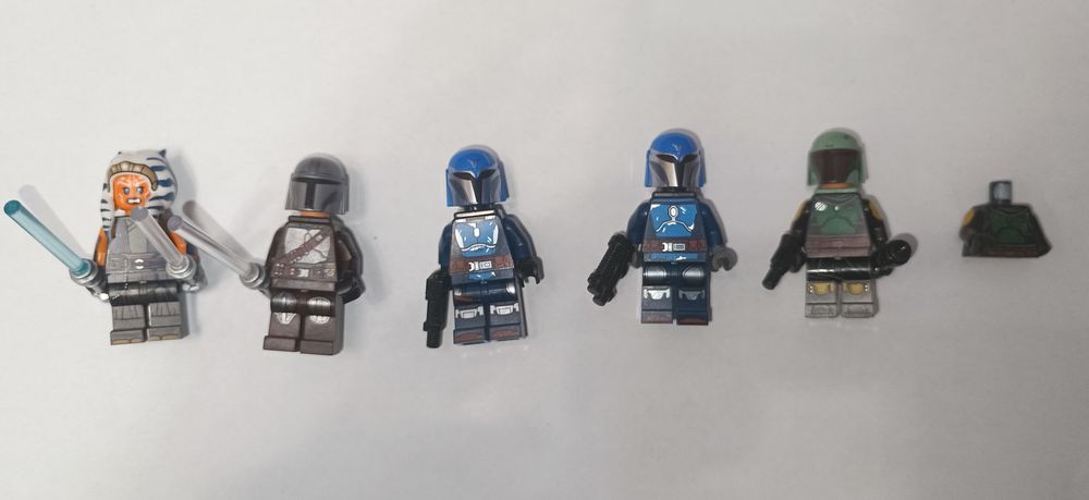 LEGO Star Wars Mandalorian, Ahsoka, Boba Fett – zestaw figurek