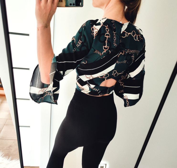 Top Crop wiązany Missguided