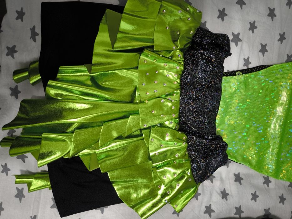 Komplet taniec towarzyski latino samba chacha 140/146