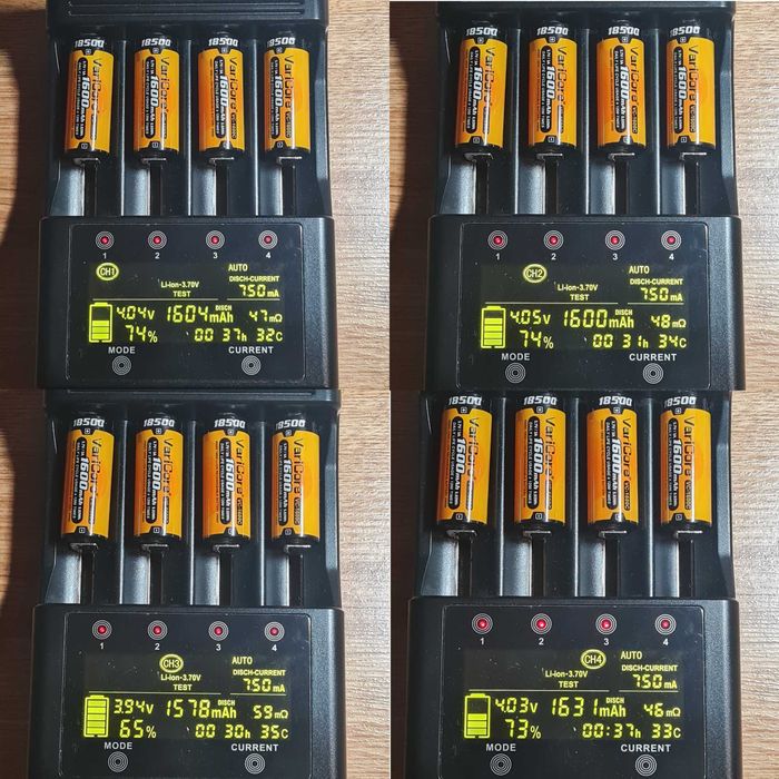 акумулятор 18500 Li-ion 3.7v VariCore 1600mAh