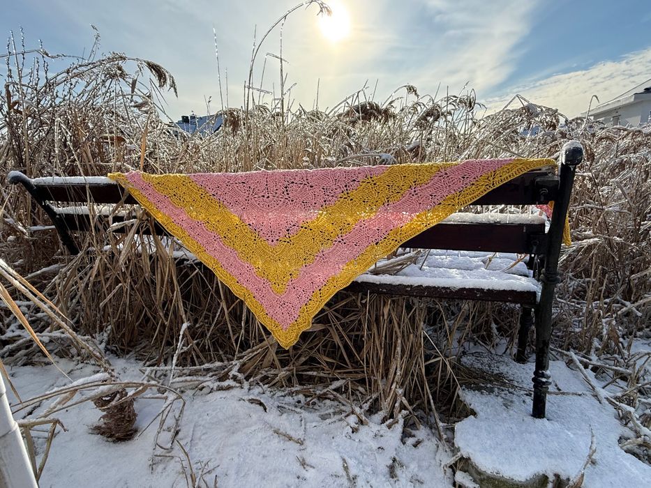 Szydełkowa chusta handmade