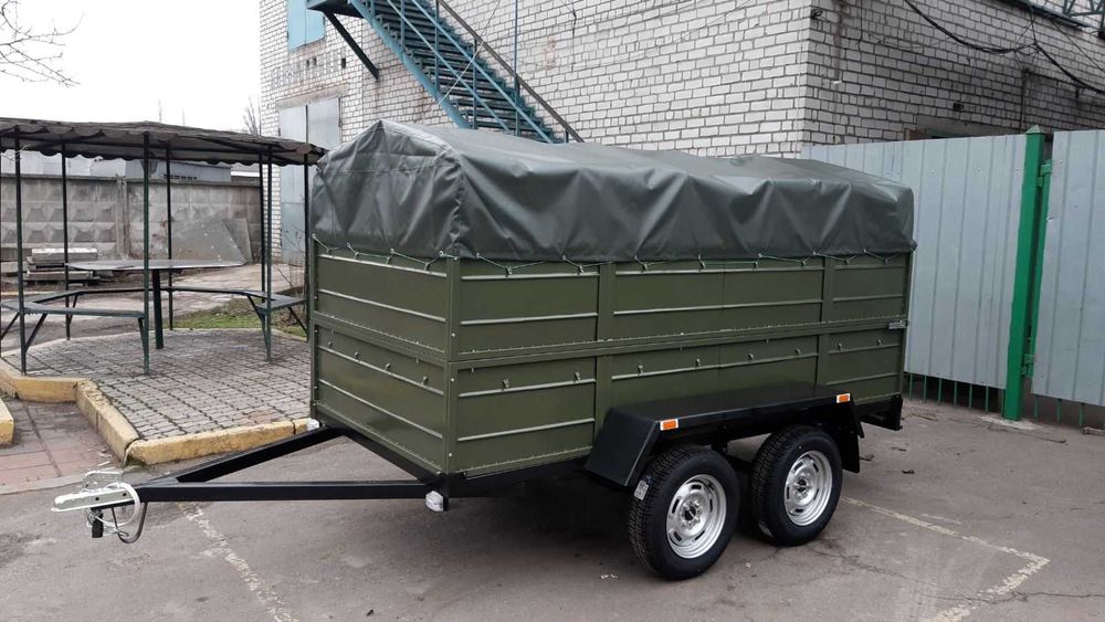 Спецпричеп двохвісний 3000/1400/450 від виробника. Доставка по Україні