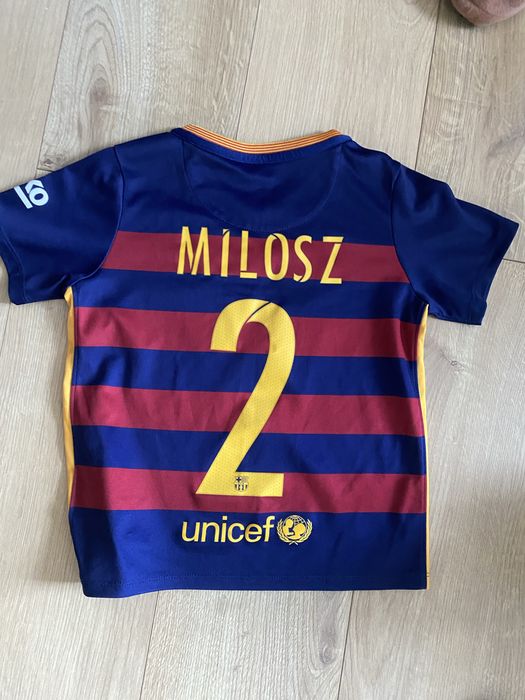 Koszulka dziecieca barcelona oryginalna Milosz