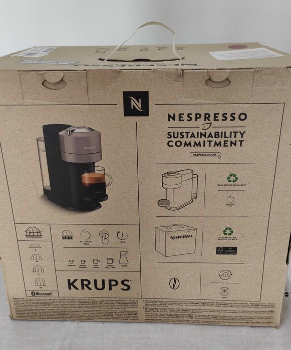 Máquina de Café KRUPS Nespresso Vertuo Next Vermelho NOVA