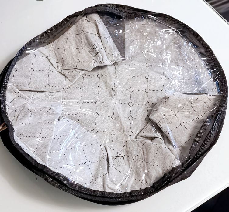 Nowy przeźroczysty organizer/pokrowiec na kapelusze lub inne rzeczy