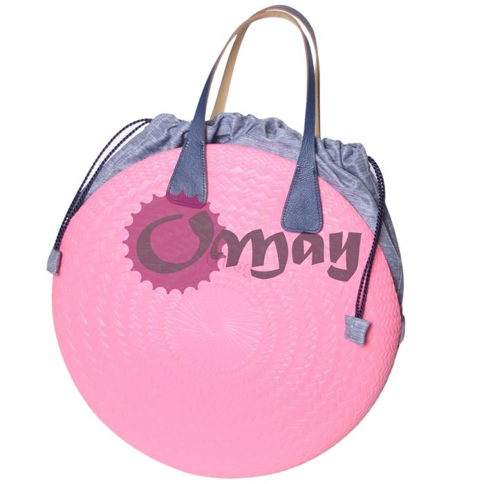 Niebieski organizer worek do OBAG TWIST MINI "jeans" 2 kieszenie OMAY