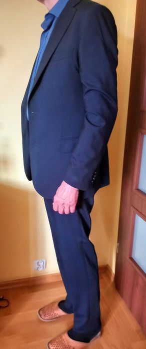 Garnitur męski, granatowy
