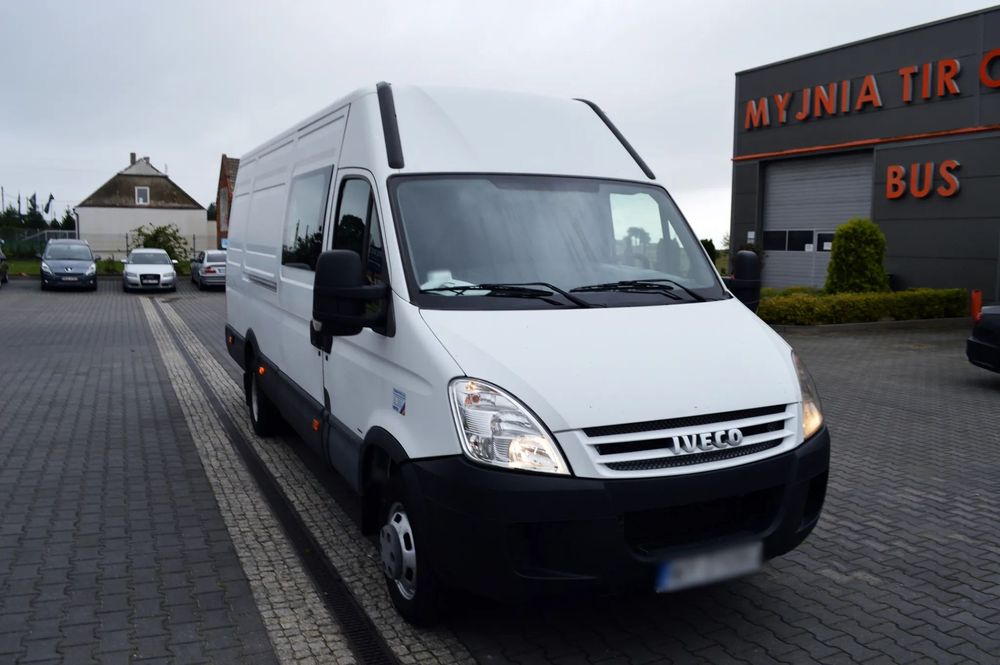 Iveco Daily 35C15 Blaszak L4H2 Brygadówka 6-miejsc Doka Dubel Kabina Maxi Max Long Zarejestrowany  NR.54, Klimatyzacja, Bliźniaki, Ładne opony