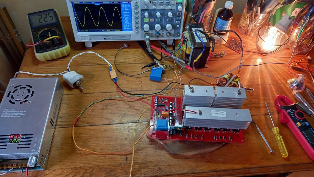 Плата інвертора чистий синус на 48V (24V/60V) 5500 Ват
