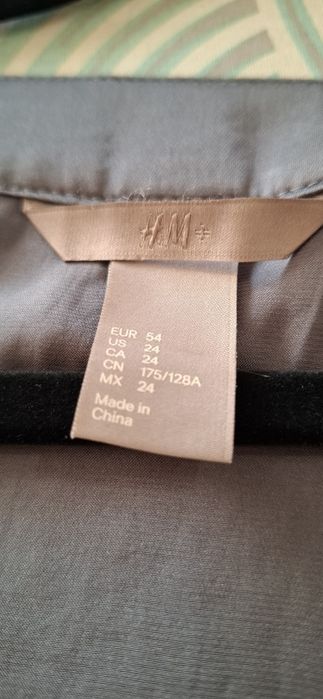 Bluzka satynowa plus size