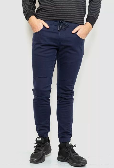 Джоггеры мужские на флисе цвет темно-синий 29
