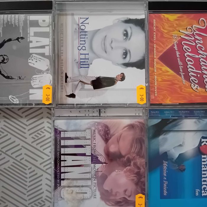 Música em Cd Colectâneas e Bandas Sonoras Low Cost.
