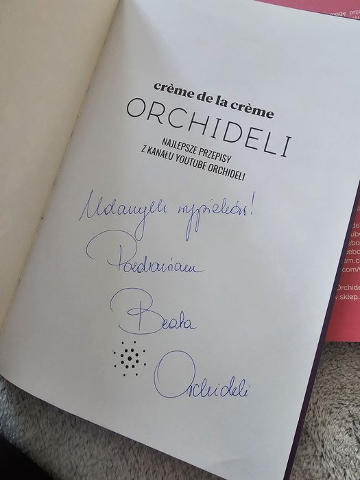 4 książki Creme de la Creme Orchideli