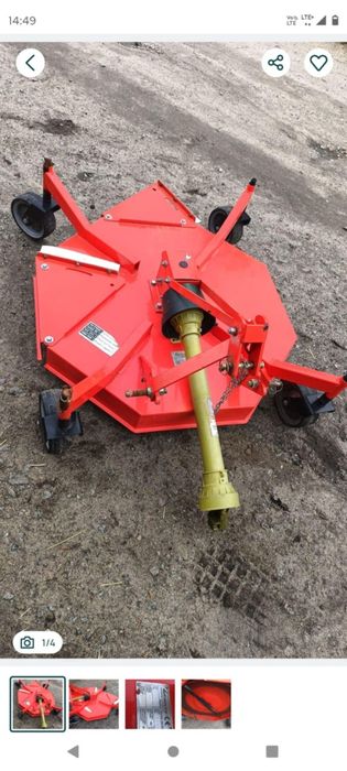 Kosiarka na wom podnosnik mini traktorek iseki kubota 100cm  john deer